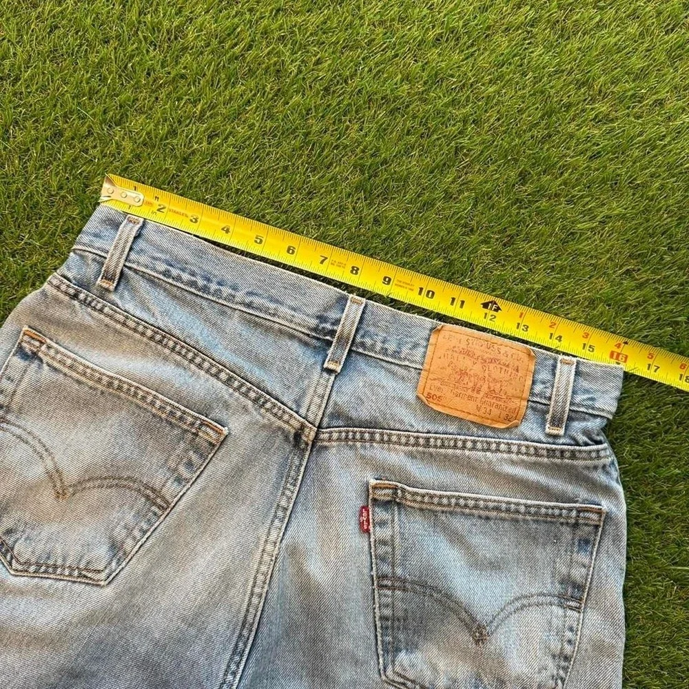 Levi's 505 Regular Fit Light Wash Blue Jeans 34x32